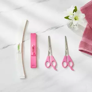 Bộ Tóc 4 Chiếc Thép Không Gỉ Nổ Cắt Tỉa Kéo Cho Gia Đình DIY Tạo Kiểu Tóc Mới