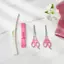 Bộ Tóc 4 Chiếc Thép Không Gỉ Nổ Cắt Tỉa Kéo Cho Gia Đình DIY Tạo Kiểu Tóc Mới