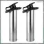 2 Miếng Giá đỡ cần câu bằng thép không gỉ Marine 15 độ có nắp PVC, ống bên trong và máy giặt