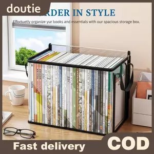 Doutie Clear PVC Hộp Bảo Quản Nắp Lật Có Cửa Sổ Xem Nhiều Kích Thước Trong Suốt Đồ Chơi Sắp Xếp Cho Trẻ Em Phòng Và Phòng Chơi Lưu Trữ VN