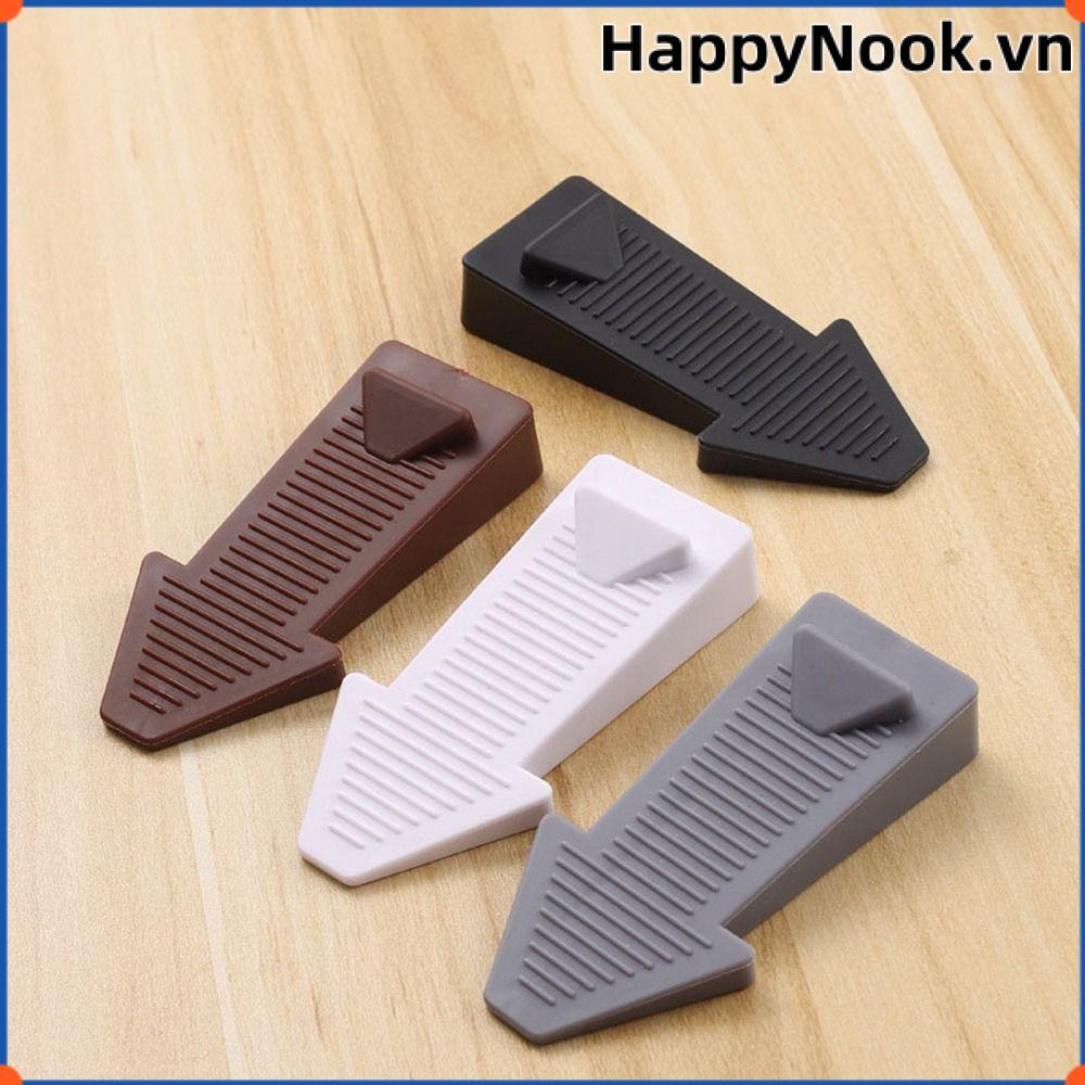 Nút chặn cửa HAPPYNOOK, Giá đỡ sàn chống va chạm, Tấm bảo vệ tường ẩn bằng silicon Doorstop Home