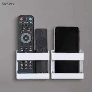 Luckyew Giá Đỡ Điều Khiển Từ Xa Dính Đấm Không Cần Khoan Điện Thoại Di Động Sạc Phòng Khách Người Tổ Chức Hộp Bảo Quản TQ