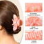 Goresi Trang Sức Nơ Lấy Kẹp Phong Cách Hàn Quốc Tính Khí Đầu Lưng Kẹp Tóc Cá Mập Kẹp Phụ Kiện Tóc Nữ Nổ RCXS