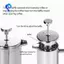 Nồi pha cà phê 350ml Máy pha cà phê kiểu Pháp Máy pha cà phê cách nhiệt hai tường bằng thép không gỉ