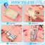 Vali Nhựa Mini Bao Bì Trong Suốt 3 Chiếc Khay Lông Mi Giả Xe Đẩy Hành Lý Hộp Kẹo Đảng Ủng Hộ