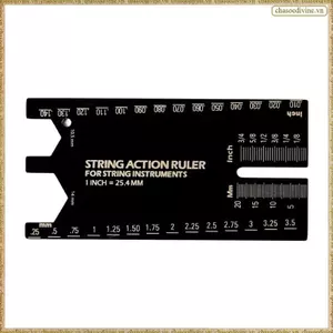 Thước đo hành động dây đàn guitar Công cụ hợp kim nhôm cho nhạc cụ dây đàn guitar Acoustic điện
