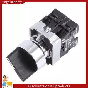22mm Lưới 2 NO Công tắc chọn quay 3 vị trí ZB2-BE101C Đen