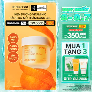 Kem dưỡng Vitamin C sáng da, mờ thâm dạng gel INNISFREE Green Tea Enzyme Brightening Cream 50ml