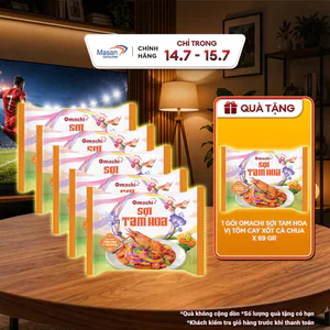 Omachi Sợi Tam Hoa Vị Tôm Cay Xốt Cà Chua gói x 69gr