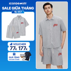 Set Đồ Nam ICONDENIM Oxford Vignette ICDN Star SEID0083