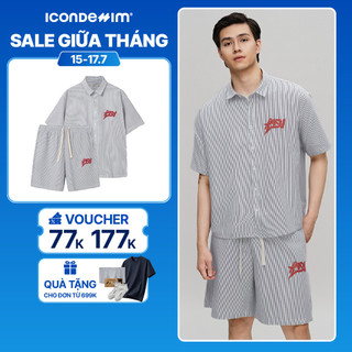 Set Đồ Nam ICONDENIM Oxford Vignette ICDN Star SEID0083