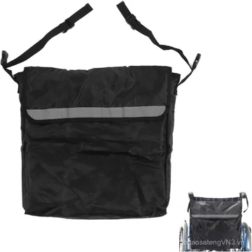 Túi đựng ghế bánh xe Túi Tote, đựng xe lăn, Treo trên lưng Phụ kiện xe lăn Túi ba lô có sọc phản quang Dung tích lớn cho xe lăn Tra