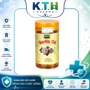 Costar Garlic Oil tinh dầu tỏi – BỔ SUNG DINH DƯỠNG TỪ TỎI - LỌ 60 VIÊN