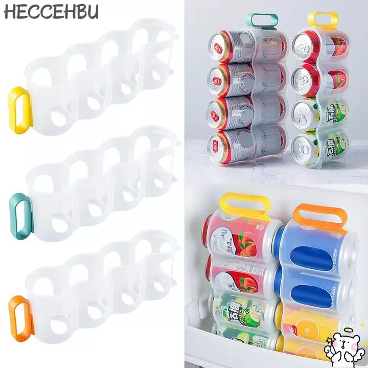 HECCEH31 Có Thể Để Đồ Hộp Đựng Chống Rơi Xếp Chồng Dụng Cụ Tiddy Nhà Bếp Tiện Ích Đồ Uống Giá Hộp Đồ Uống