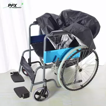 PFX Điện Xe Lăn Bảo Vệ Bao Di Động Ngoài Trời Xe Tay Ga Chống Thấm Nước Bao Bụi Vải Oxford Xe Lăn Bao Da Đen