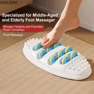 Máy mát xa bấm huyệt GOUDAI, Thư giãn chân Máy mát xa chân bền, Thiết bị tập thể dục Kích thích huyệt Nạo vét Bấm huyệt Massage chân Bàn đạp chân Sử dụng trong gia đình