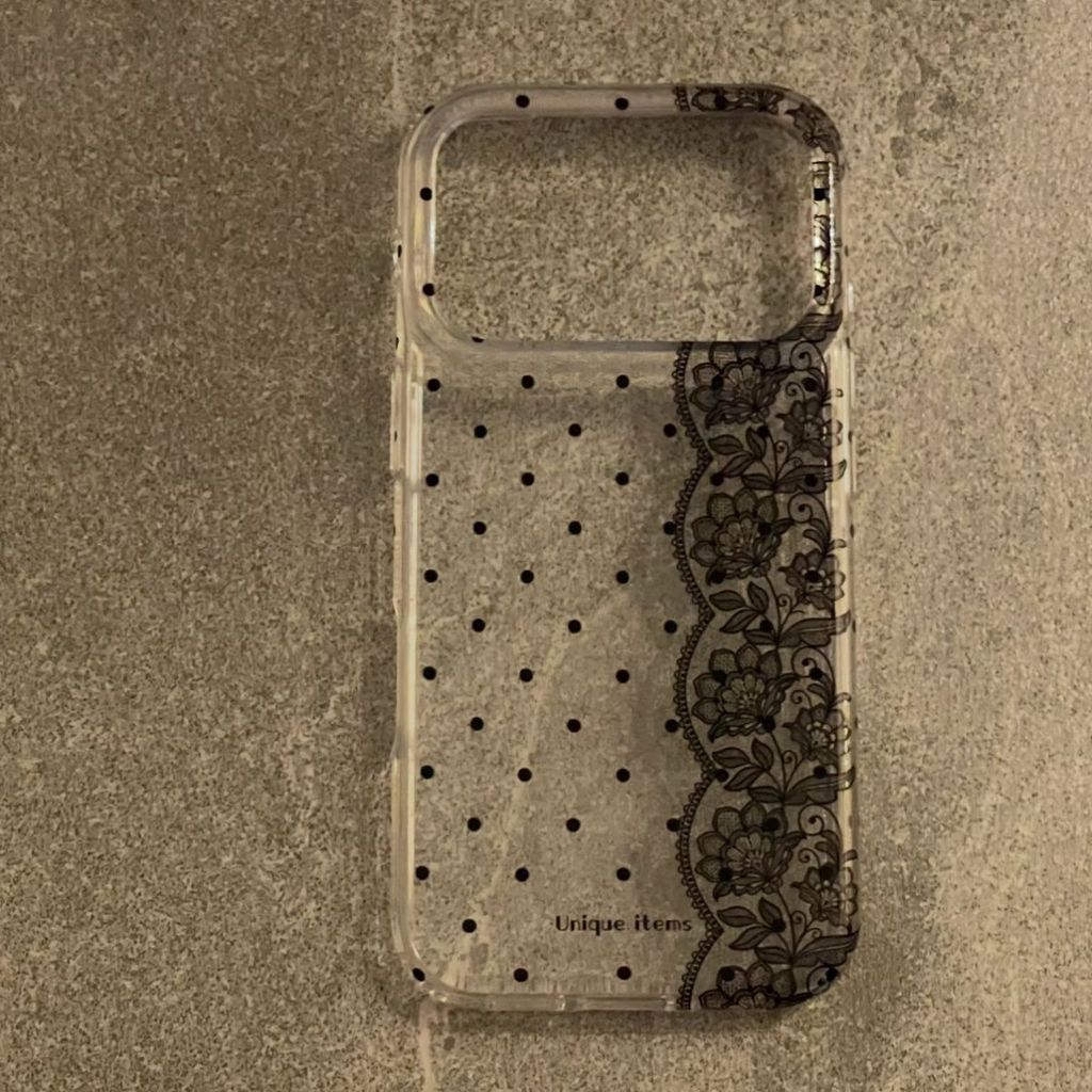 Ốp lưng mới họa tiết ren chấm bi thời trang cho iPhone 17 16 15 14, chống trầy xước 1213 | BigBuy360 - bigbuy360.vn