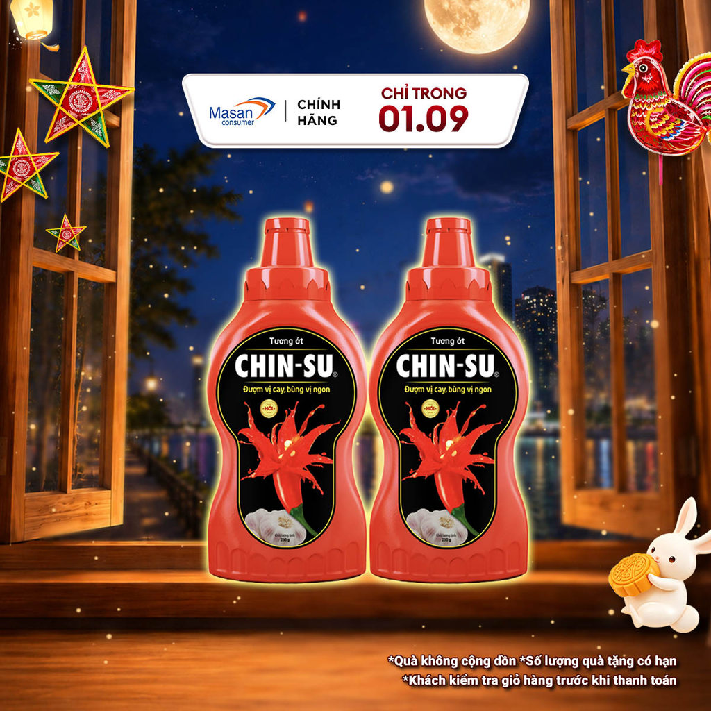Combo 2 Tương Ớt CHIN-SU 250G (Bao bì có thể thay đổi theo đợt nhập hàng)