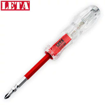 Bút thử điện đa năng Leta Bút điện cảm ứng gia đình Bút điện đa chức năng Tuốc nơ vít hai đầu Bút thử điện Phillips có rãnh 268