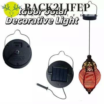 BACK2LIFEP Đèn năng lượng mặt trời thay thế hàng đầu, Đèn treo LED năng lượng mặt trời chạy bằng năng lượng mặt trời DIY, Đèn trắng chống nước màu đen Đèn trang trí năng lượng mặt trời ngoài trời Phụ 