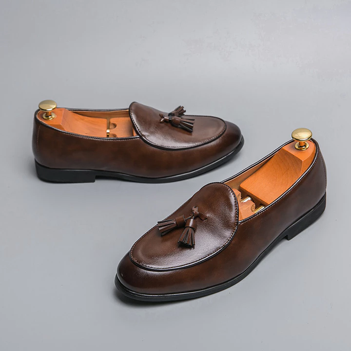 Nam Da Tua Rua Loafer, Giày Công Sở Thời Trang Hàn Quốc Mới, Giày Cưới Công Sở Quý Ông, Giày Đầm Nam, Giày Thường Ngày Nam, Giày Da Nam, Giày Nam Lo