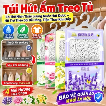 【Hút Ẩm Chống Mốc】Túi Hút Ẩm Treo Hương Liệu Gia Dụng/ Chất Hút Ẩm / Túi Hút Ẩm Treo Tủ Quần Áo / Khử Mùi Hôi / Dùng Cho Gia Đình/Hút Ẩm Mạnh Mẽ