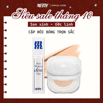 [MERZY DUO] FULL FACE DUO: Phấn Nước Merzy The Airy Filter Cushion 11g + Son Tint Merzy New Dew 4g