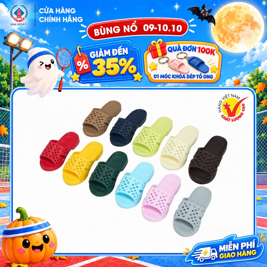 [MUA 2 GIẢM 3%] Dép Tổ Ong Trẻ Em ASIA (Size 17-20) Siêu Nhẹ - Dép Lê Nữ Đi Trong Nhà Đi Mưa Chống Trượt Bền Đẹp - DCE03