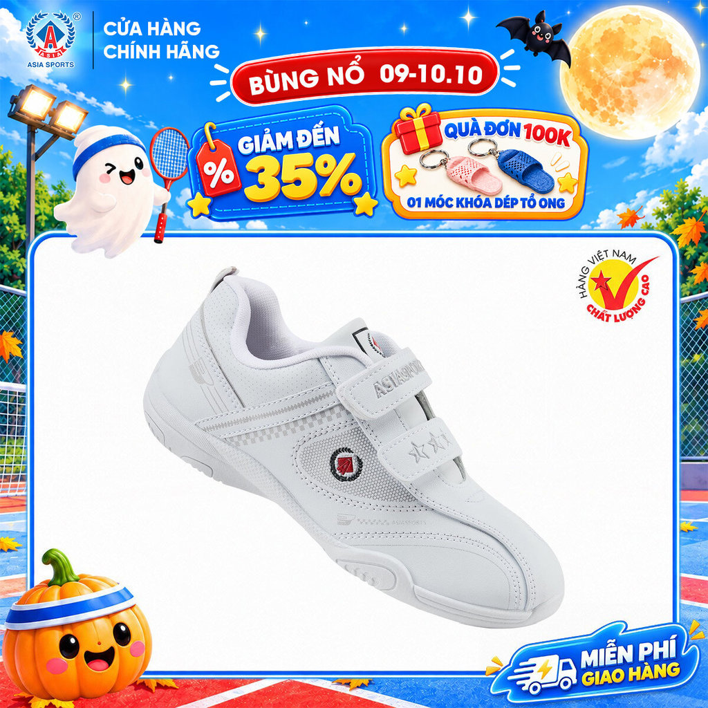 [TĂNG 1 SIZE] Giày Thể Thao Nữ ASIA Trắng Chính Hãng - Giày Đi Học Đi Chơi Đi Bộ - LC34