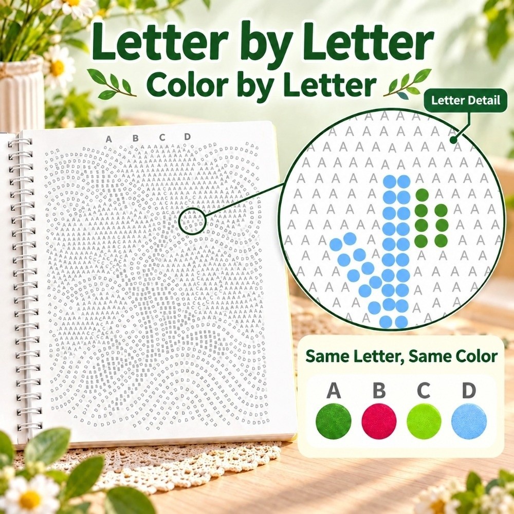 KANGNKA 10 Sheets Coloring Book, 24 Unique Patterns Botanical Patterns ...
