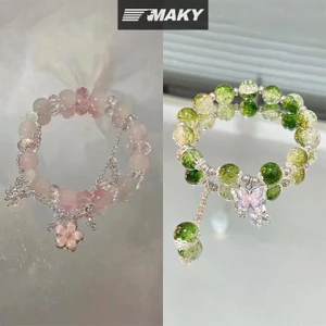 Newwellknownepic Ánh Sáng Ngọt Ngào sel Vòng Tay Nữ Thời Trang Bé Gái Giả Tưởng Đính Hạt Dây Đàn Hồi Vòng Tay Phụ Kiện Trang Sức Quà Tặng VN