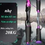 Cần Câu Lure Carbon 1m65/1m8 - Chất Liệu Xoắn, Phù Hợp Câu Biển & Nước Ngọt, Siêu Nhạy & Bền