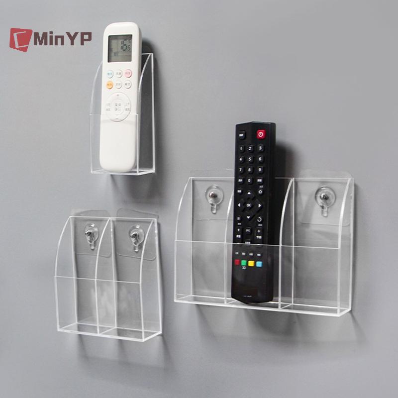 CMinYP Acrylic TV Điều Hòa Điều Khiển Từ Xa Giá Đỡ 1 / 4 Ốp Lưng Treo Tường Hộp Bảo Quản Cho Gia Đình Vinh Quang