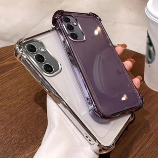 Ốp Điện Thoại Chống Sốc Trong Suốt Cho Samsung Galaxy S26 S25 Edge S25 S26 Ultra S25 Plus S25 FE A17 A16 A15 A14 A13 A07 A06 A05 A05S Mềm Trong Suốt Bốn Góc Chống Rơi