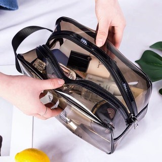 Sét 3 túi đựng mỹ phẩm trong suốt chống nước