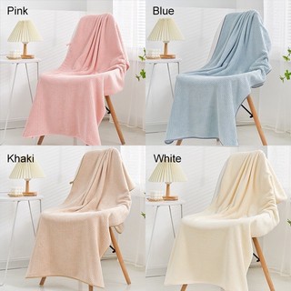 Khăn tắm sợi tre vân nổi cao cấp, kích thước lớn 140x70cm - mềm mịn, siêu thấm hút