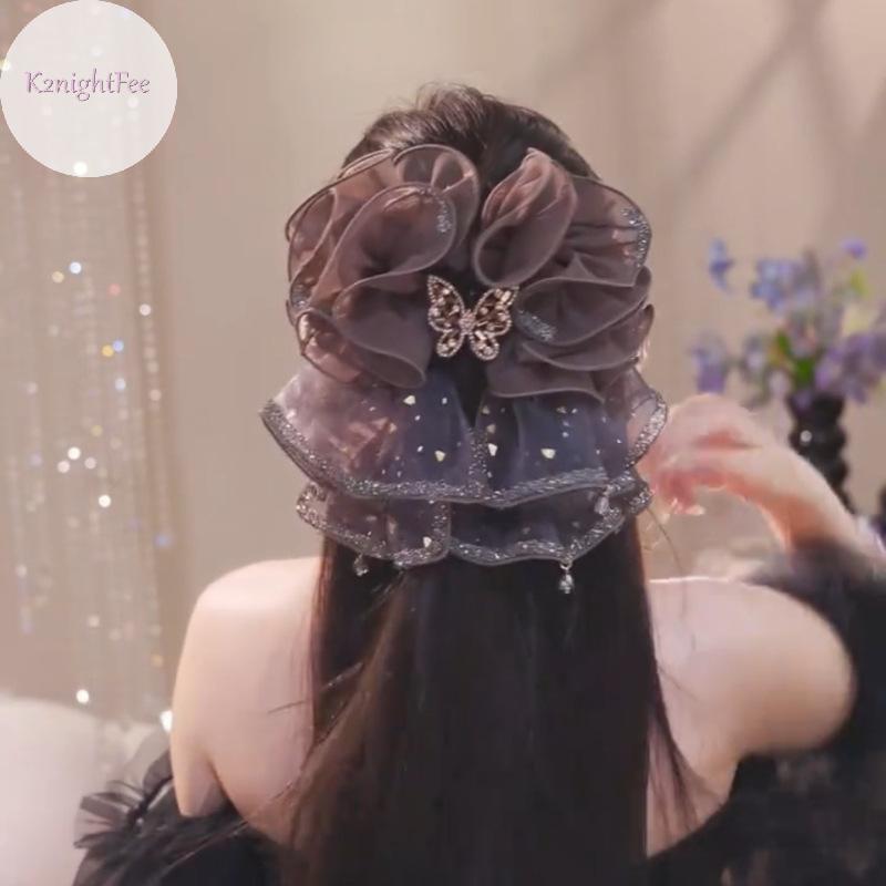 Nơ Lớn Kẹp Tóc Thanhh lịch và Thời trang - Phụ Kiện tóc Cho Các Nàng Công Chúa