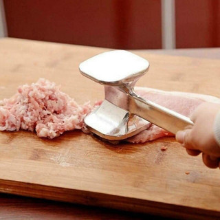 Búa đập thịt, đập đá đa năng 2 đầu, chất liệu hợp kim không gỉ