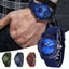 Đồng hồ YOLOGO Gemius Swift, Dây đeo bện nylon Đồng hồ thể thao ánh sáng ban đêm, Dây đeo nylon thạch anh cổ điển Thụy Sĩ cổ điển Dây dệt Đồng hồ thạch anh thời gian ban đêm