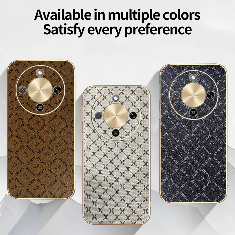 Ốp Lưng Cho Honor X9d Classic Series Da Mạ Điện TPU Edge Chống Rơi Vỏ Điện Thoại