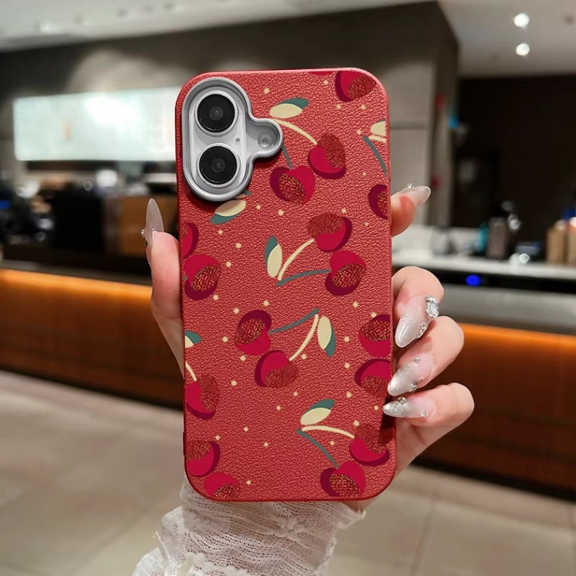 Ốp Điện Thoại Anh Đào Lớn Dễ Thương Cho Honor X6C X8C X9C X5B Plus 400 200 Pro 70 90 400 200 Lite 90 200 Smart Magic 4 5 6 7 Lite Bao Da Họa Tiết