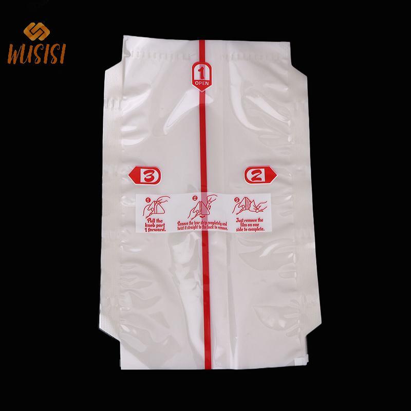 [WUSISI] 10 / 50 / 100 Chiếc Túi Đóng Gói Gạo Tam Giác Hai Lớp Dùng Một Lần Nori Rong Biển Onigiri Túi Sushi Onigiri Bọc Túi Nhựa MỚI