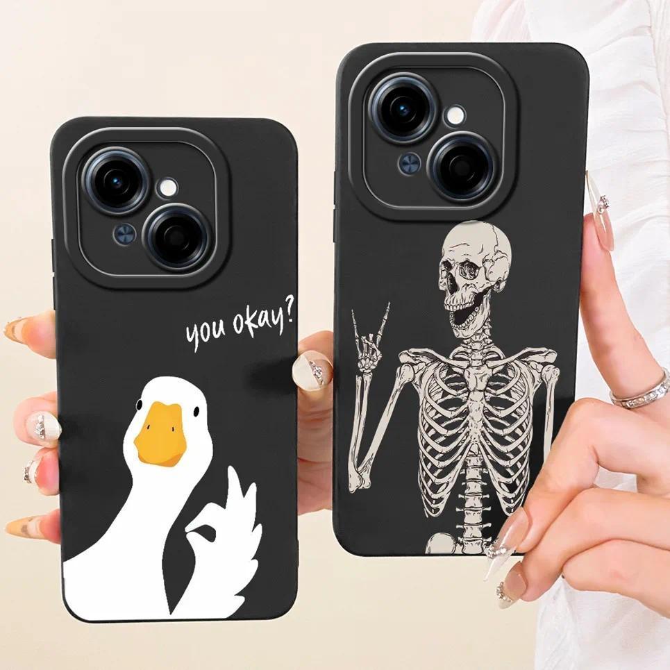Ốp Lưng Cho Tecno Spark GO 1 1S GO 2025 / Tecno Pop 9 4G Ốp Điện Thoại Mèo Hoạt Hình Hoàng Hôn Họa Tiết Ốp Lưng Silicon Mềm Capa