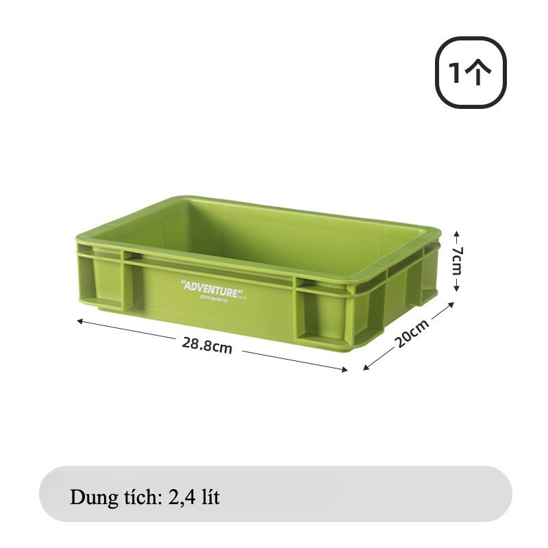 Hộp đựng đồ mini – Hộp đựng đồ đa năng có thể xếp chồng, dùng trong nhà & ngoài trời, phong cách tối giản