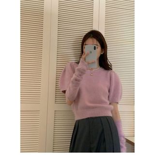 Áo Len Dệt Kim Rời Tay Puff Top Nhiều Màu, Size Lớn, Phong Cách Nhẹ Nhàng Cho Mùa Xuân Thu