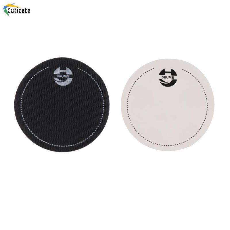 Miếng dán trống trầm một bước cho đầu trống Kick Pad Phụ tùng thay thế màu trắng