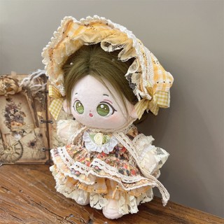 20cm Cotton Búp Bê Quần Áo Mỡ Cơ Thể Có Thể Mặc Preppy Phong Cách Phù Hợp Với Gothic Váy Búp Bê Sang Trọng Đầm 4.6