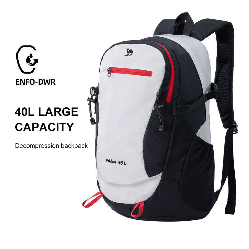 Ba lô chống nước ngoài trời Camel Crown 40L, Ba lô du lịch đi bộ đường dài nhẹ và đi xe đạp
