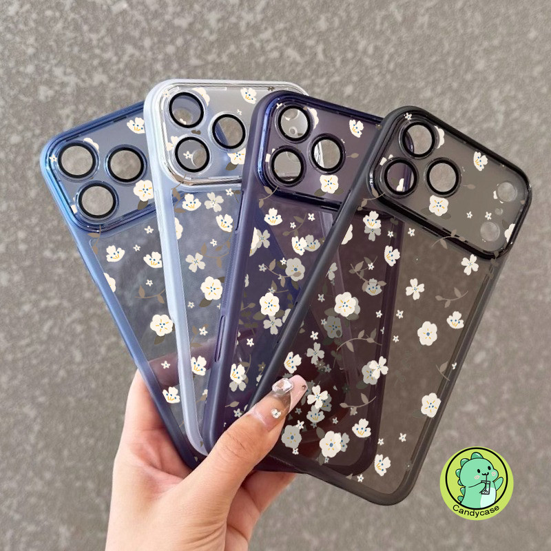 Ốp Điện Thoại Hoa Thanh Lịch Có Ống Kính Kính Cho Redmi K80 K70 K70E K60 K50 K50i K40 Gaming K40s K30 Ultra K30i K20 Pro Plus + 5G 4G Vỏ Chống Sốc Dễ Thương