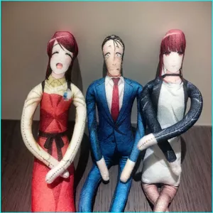 HK1 Hút Thuốc Phía Sau Siêu Thị Với Bạn Sasaki Yamada Plushie Trừu Tượng Chuột Skinny Sang Trọng Búp Bê KH1